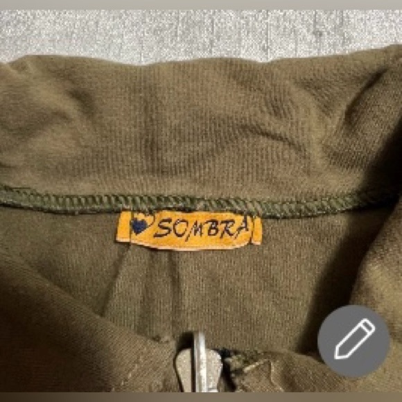 Vintage 2000s y2k Zip Up Olive Green Women's Jacket Size Small - Picture 10 of 10